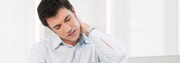 Pain Management Chandler AZ Neck Pain Man Eyes Closed